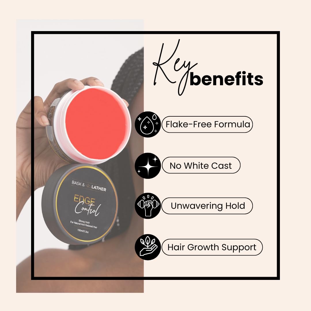 BASK & LATHER – Sans-residu-blanc révèle une apparence naturelle et soignée.