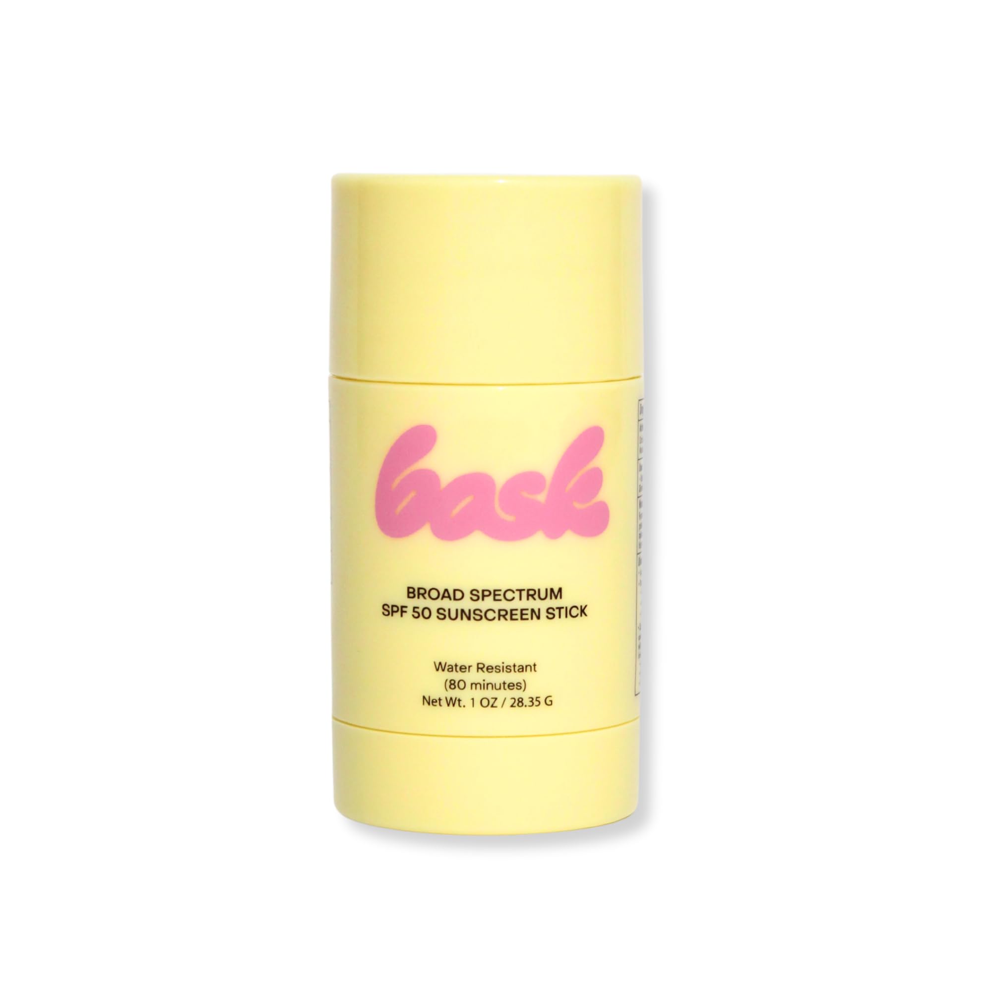 Bask SPF50 Stick appliqué sur visage et lèvres pour une protection pratique