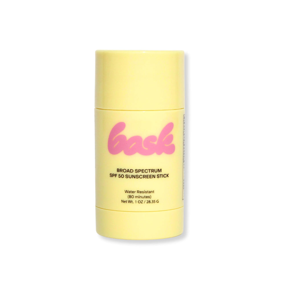 Bask SPF50 Stick appliqué sur visage et lèvres pour une protection pratique
