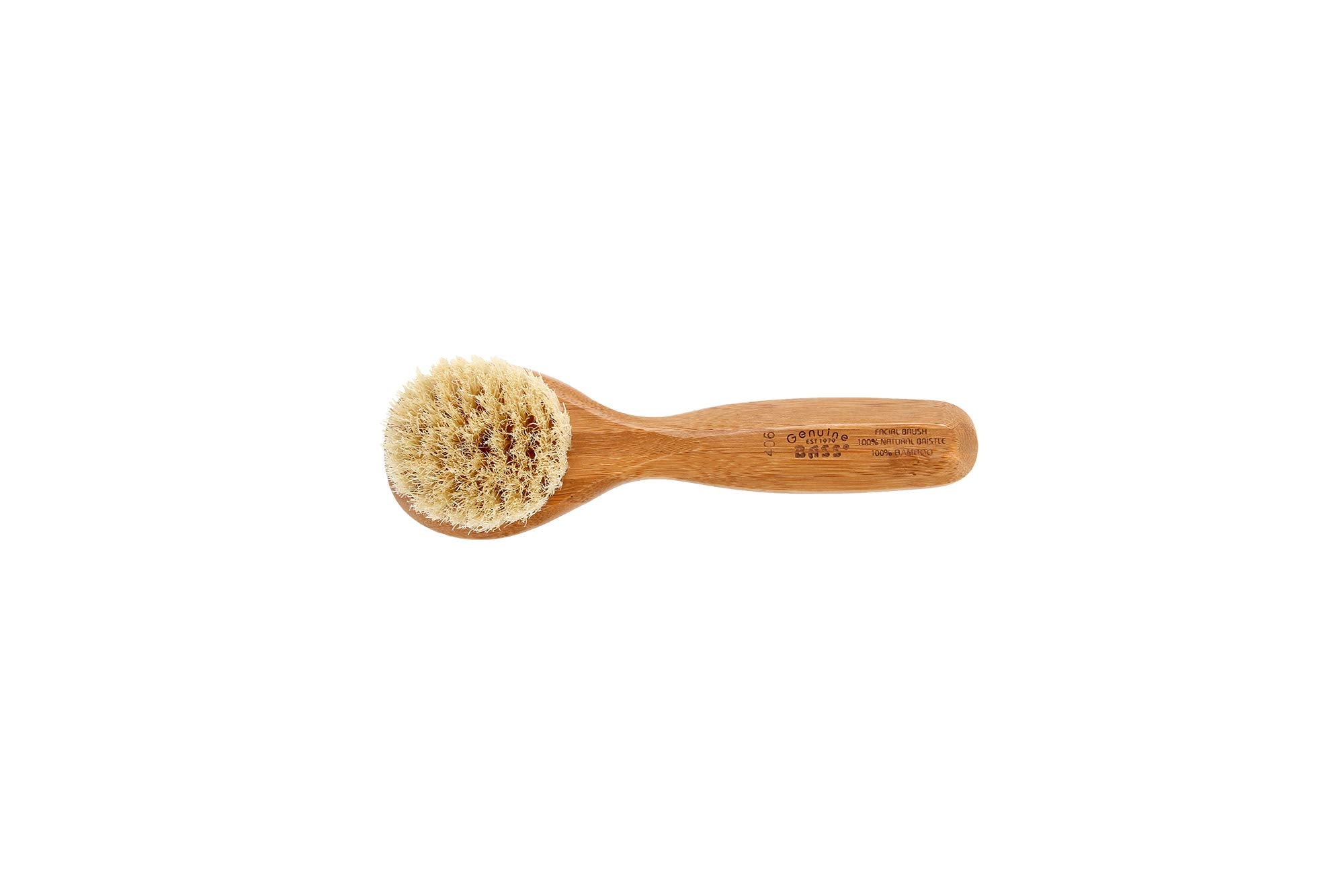 Brosse Bass à poils naturels, exfoliation des pores et peau plus nette.
