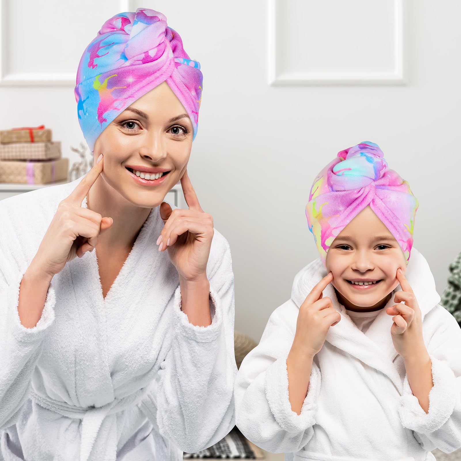 Basumee serviette microfibre coeur: maintien en place pendant les routines douche.
