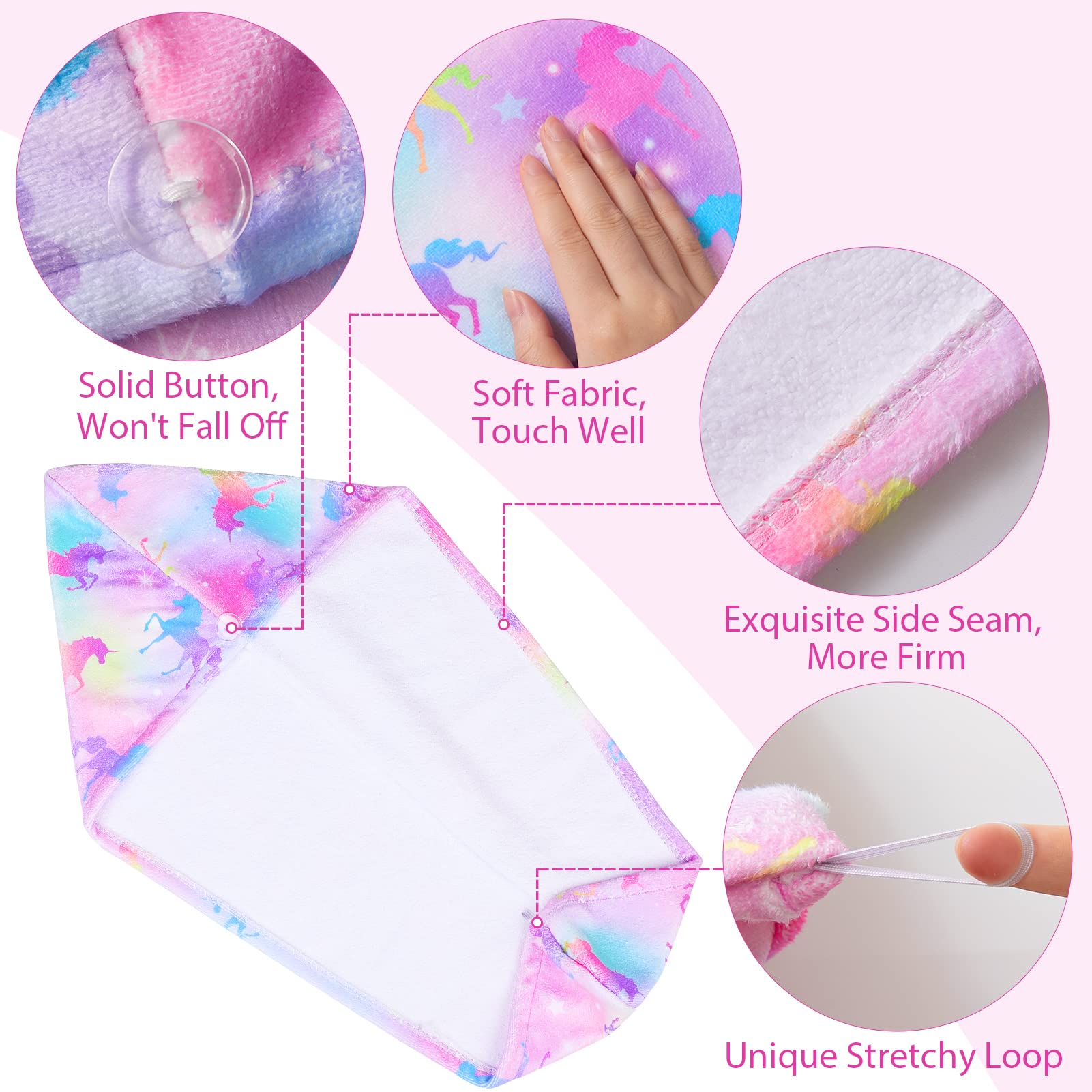 Basumee serviette fille joyeuse: tissu léger et absorbant après la baignade.