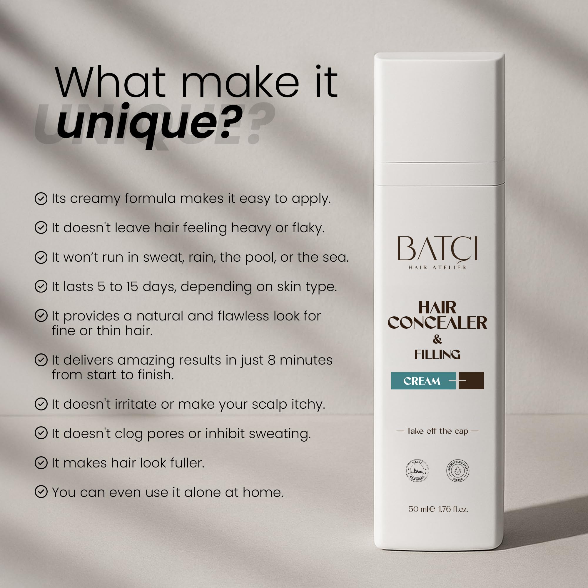 BATCI HAIR ATELIER effet naturel qui s'accorde avec votre chevelure