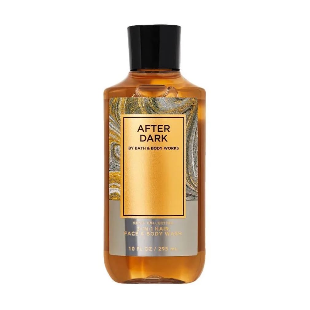 Bath & Body Works After Dark, bouteille 3-en-1, soin cheveux et corps au parfum Bergamote-Ambre