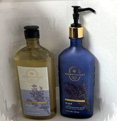 Lotion corporelle Bath & Body Works Aromathérapie Sommeil Lavande Vanille, hydratation longue durée.