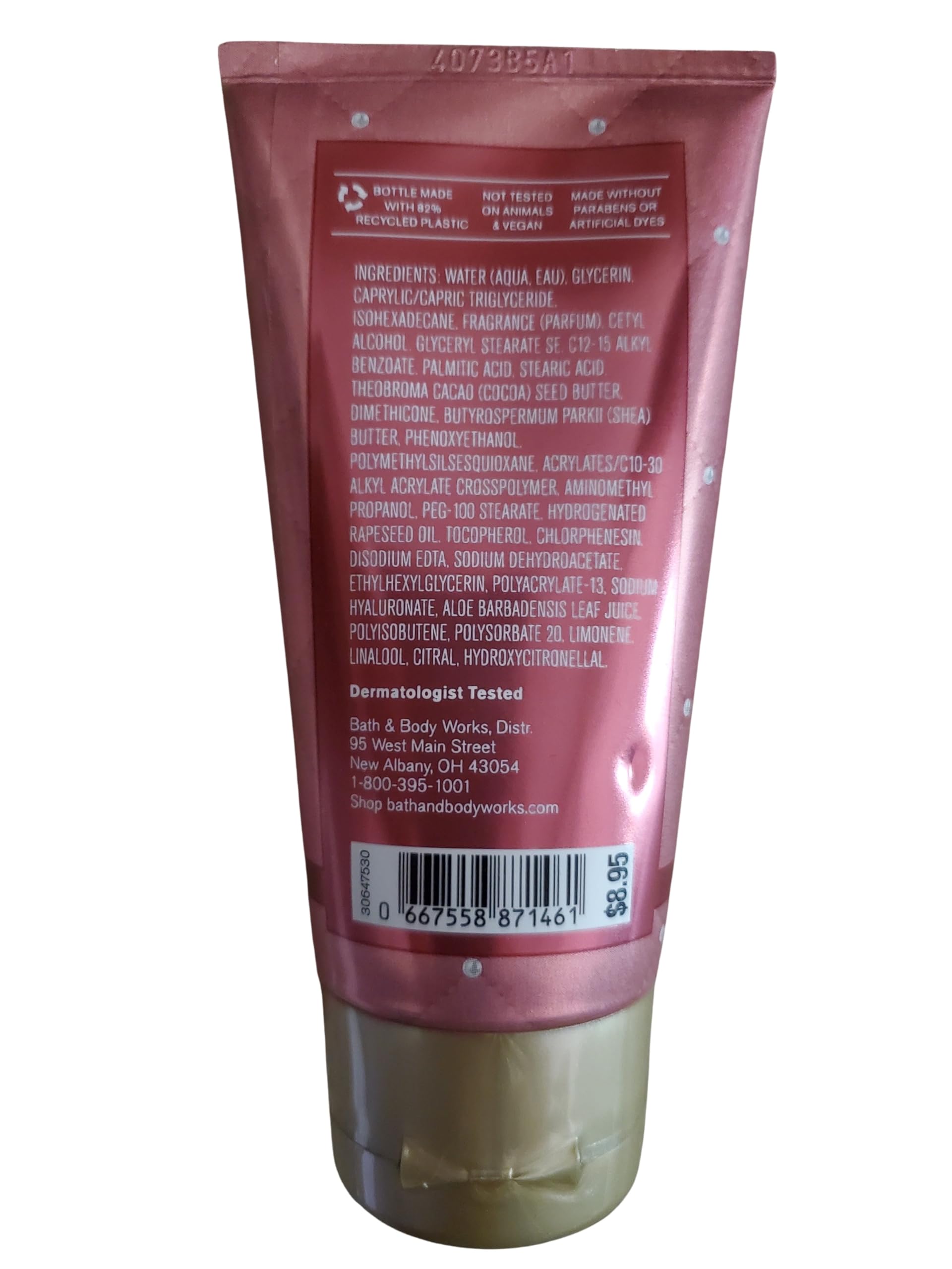Bath & Body Works Champagne Toast, bouteille pétillante avec fragrance fruitée et hydratation.