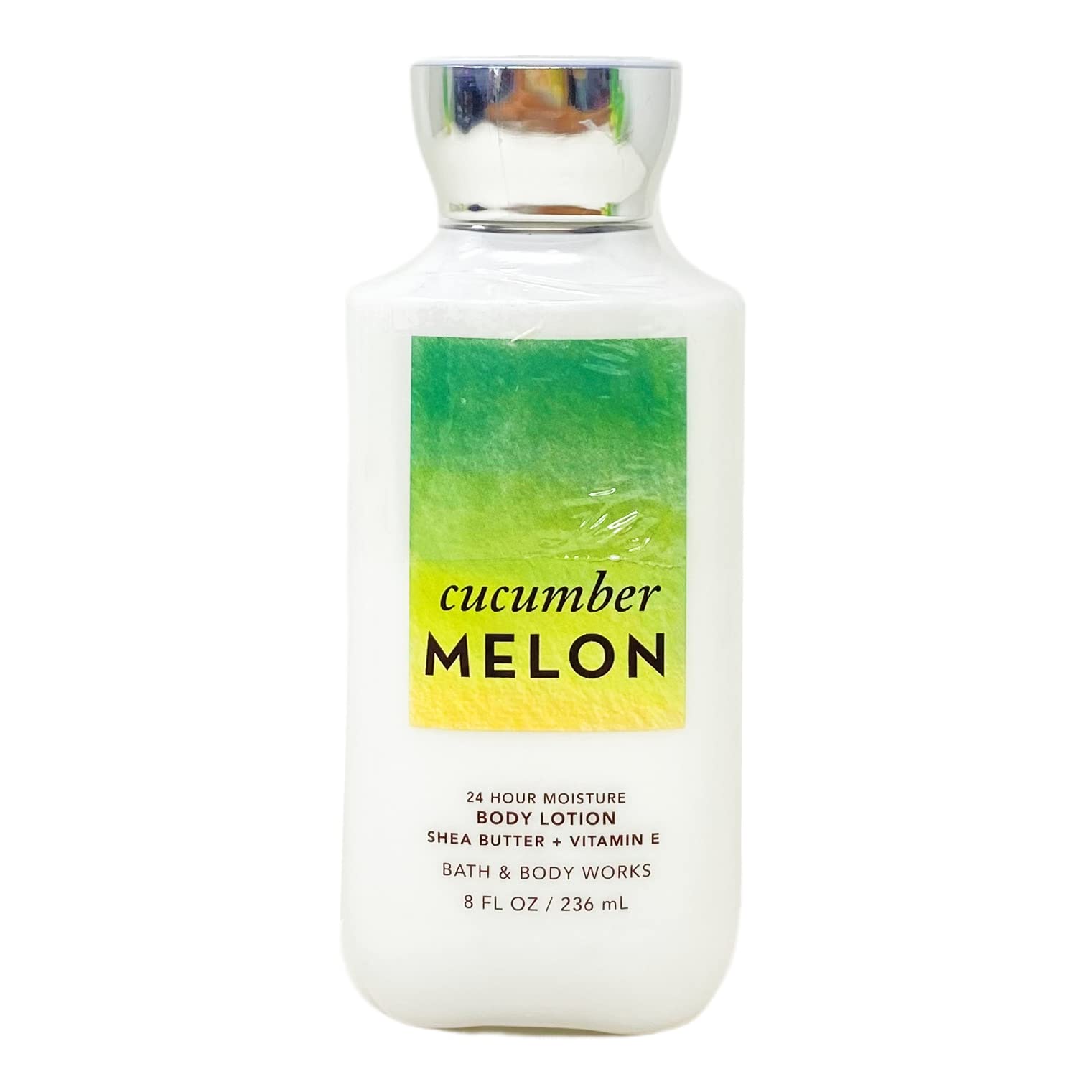 Bath & Body Works Concombre-Melon, flacon-lotion parfum frais et léger.