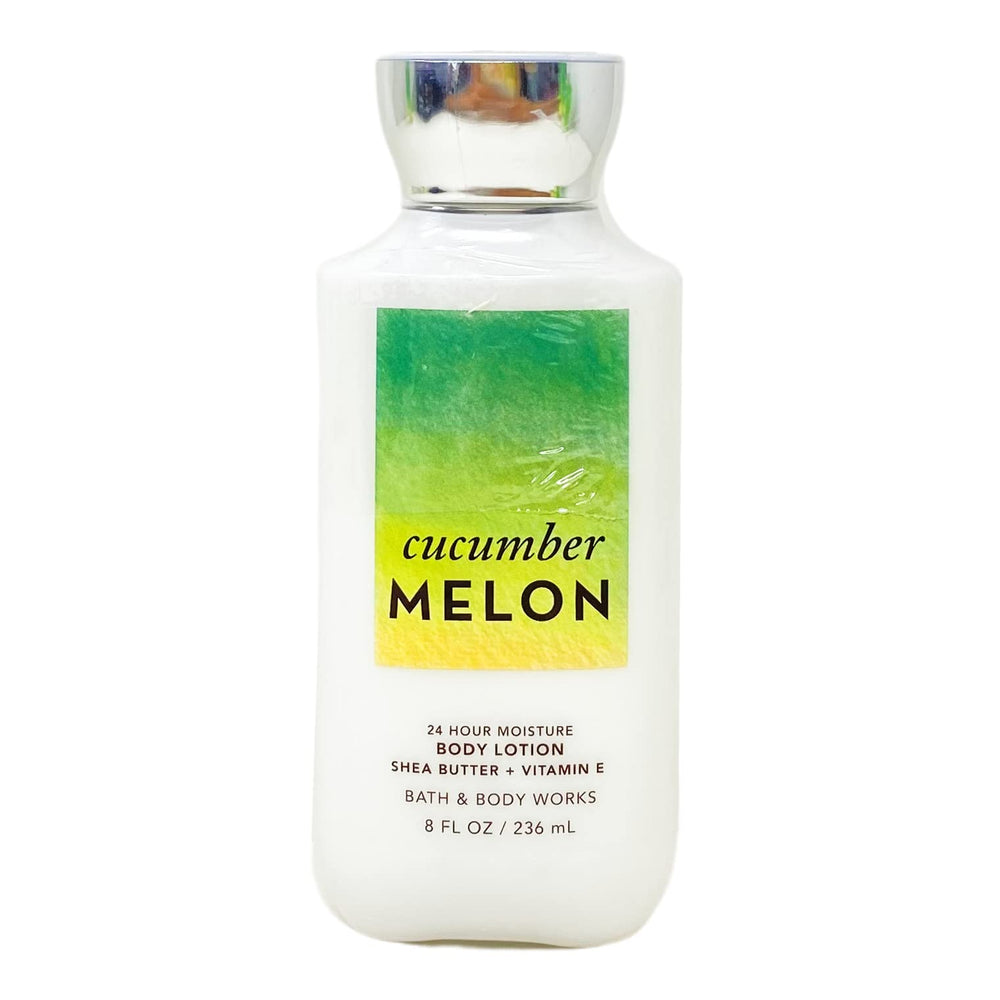 Bath & Body Works Concombre-Melon, flacon-lotion parfum frais et léger.
