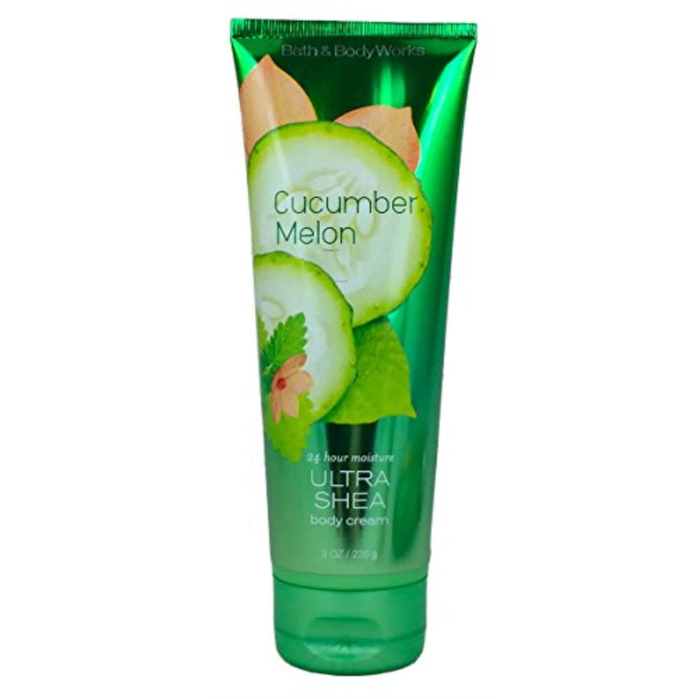 Crème pour le corps Bath & Body Works Cucumber Melon, nouveau flacon, hydratation intense.