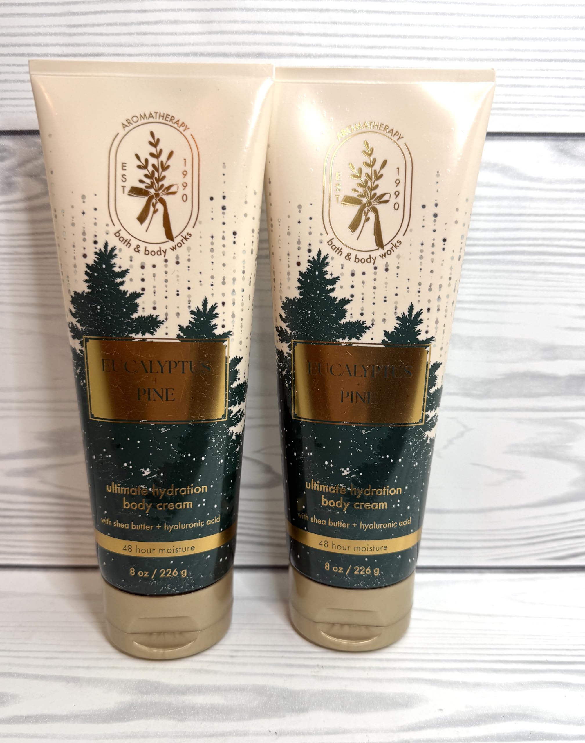 Application quotidienne Crème Bath & Body Works Eucalyptus Pin – hydratation durable