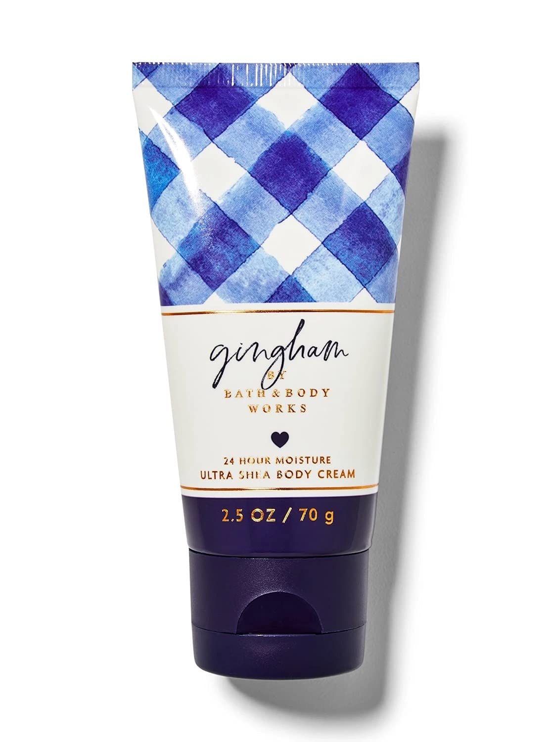 Bath & Body Works Crème Gingham format voyage, hydratation durable pour la peau en déplacement