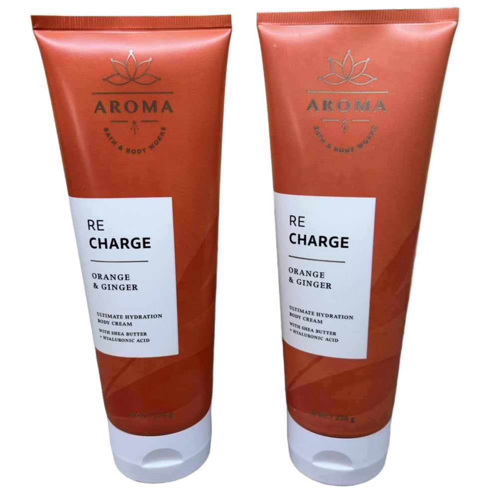 Crème pour le corps Bath & Body Works ensemble 2x8oz, hydratation durable et texture luxueuse.