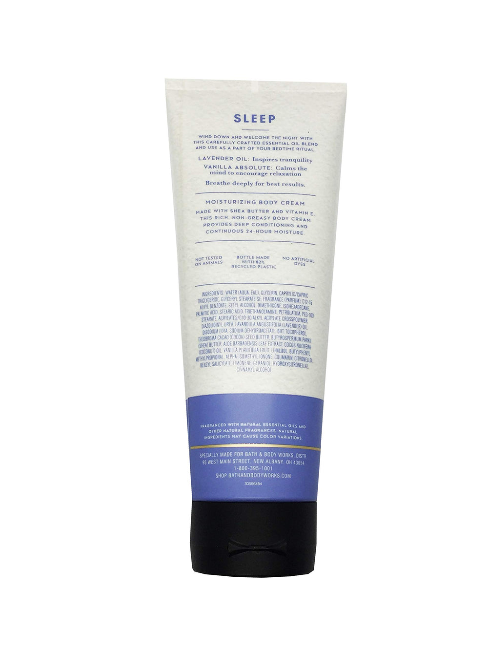 Texture riche de la crème corporelle Bath & Body Works prête à l’application