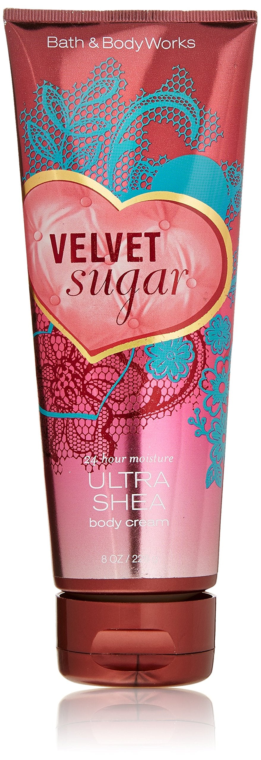 Bath & Body Works Velvet Sugar crème pour le corps Ultra Shea, hydratation 24h et parfum gourmand.
