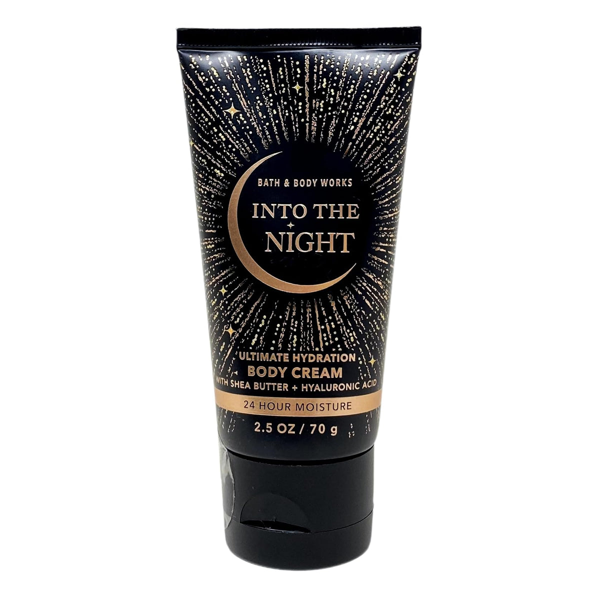 Crème corporelle Bath & Body Works format voyage Into the Nights, hydratation 24h.