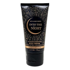 Crème corporelle Bath & Body Works format voyage Into the Nights, hydratation 24h.