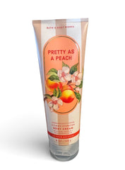 Bath & Body Works Crème Ultra Beurre Karité Pretty as a Peach — flacon; hydratation et parfum pêche frais.