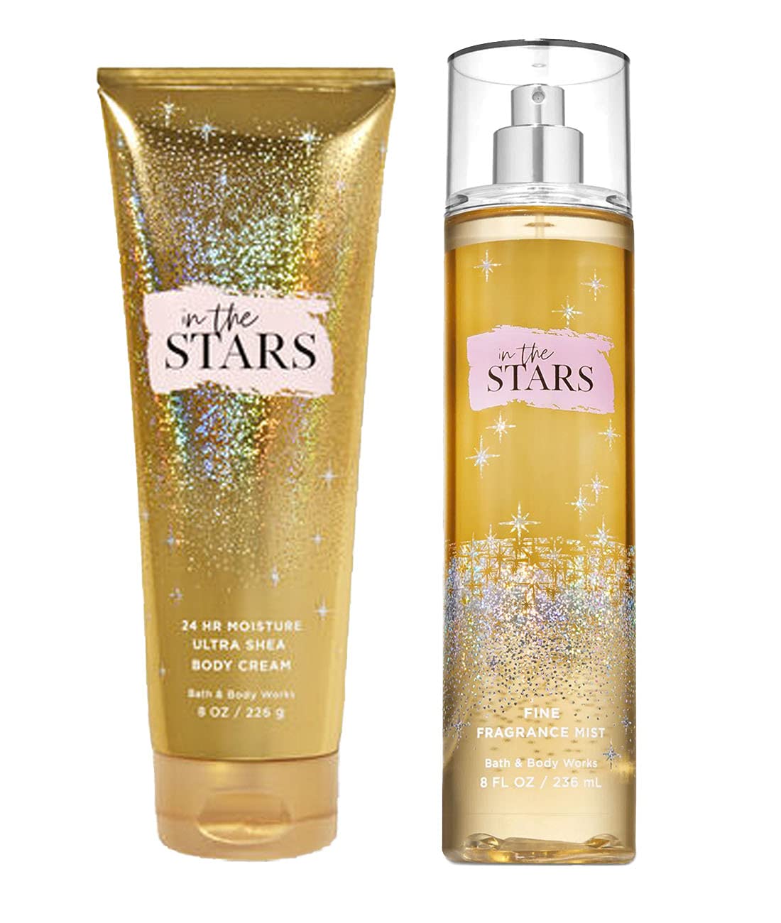 Ensemble Bath & Body Works Dans les Étoiles: crème hydratante et brume parfumée durable