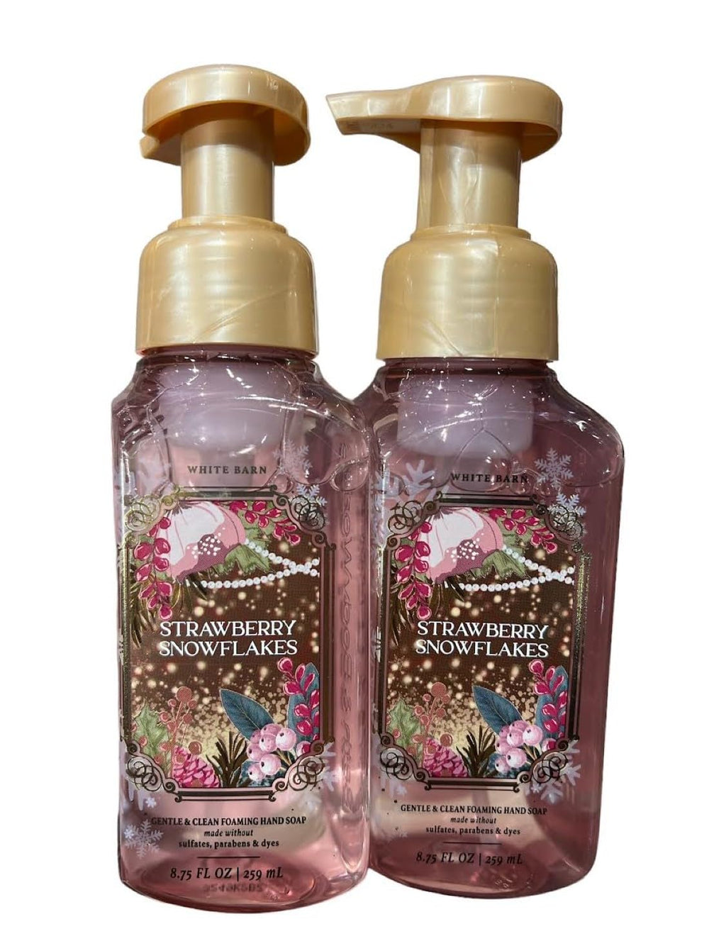 Étiquette et parfum fruité Bath & Body Works Fraises de Neige pour usage quotidien