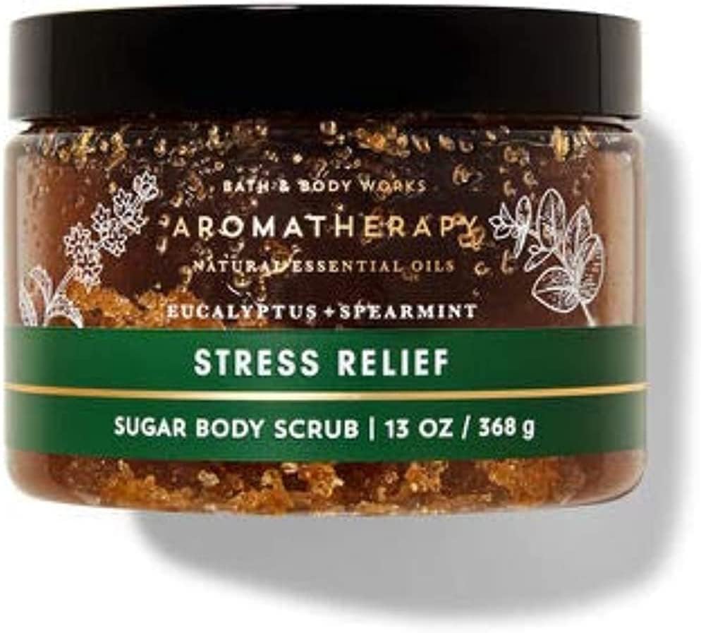Pot zoom gommage Bath & Body Works Eucalyptus Spearmint, texture douce pour un soin relaxant