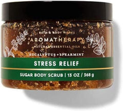 Pot zoom gommage Bath & Body Works Eucalyptus Spearmint, texture douce pour un soin relaxant