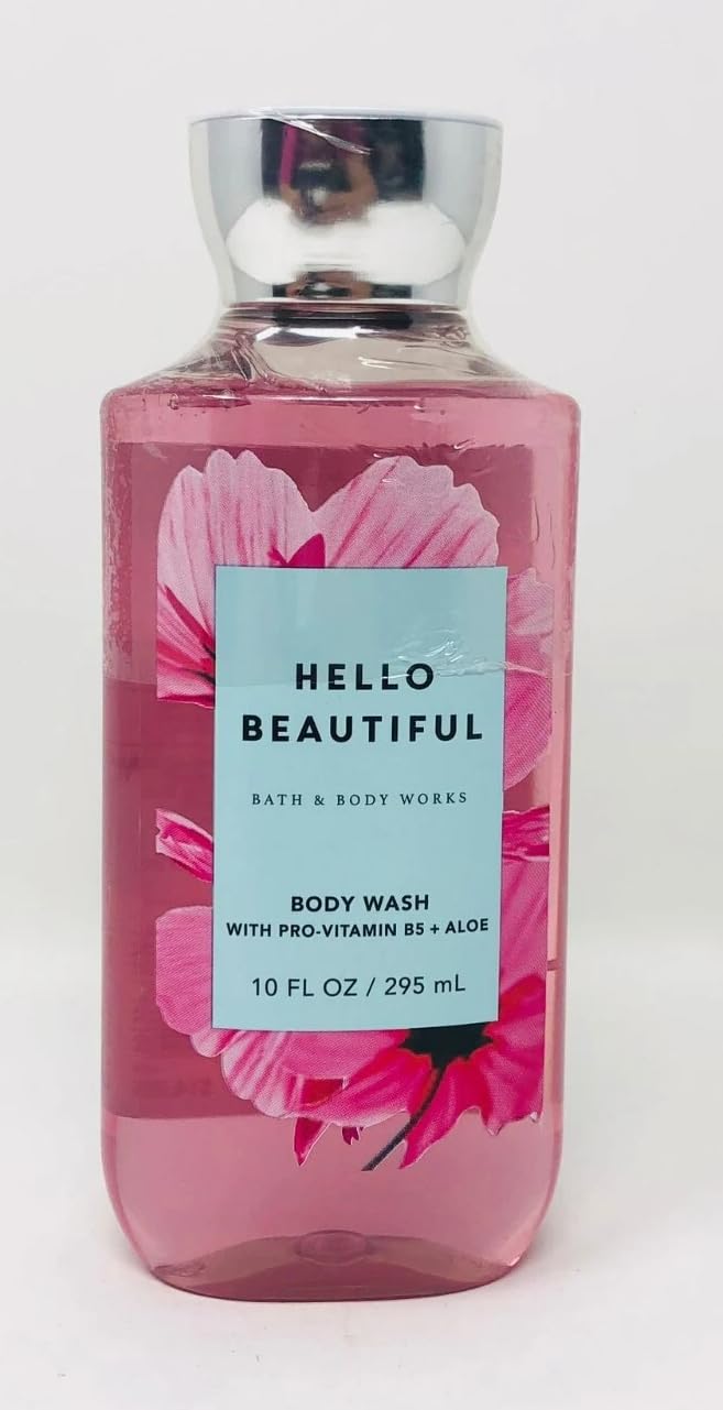 Bath & Body Works Gel Douche Signature Collection Hello Beautiful, parfum durable pour votre rituel quotidien.