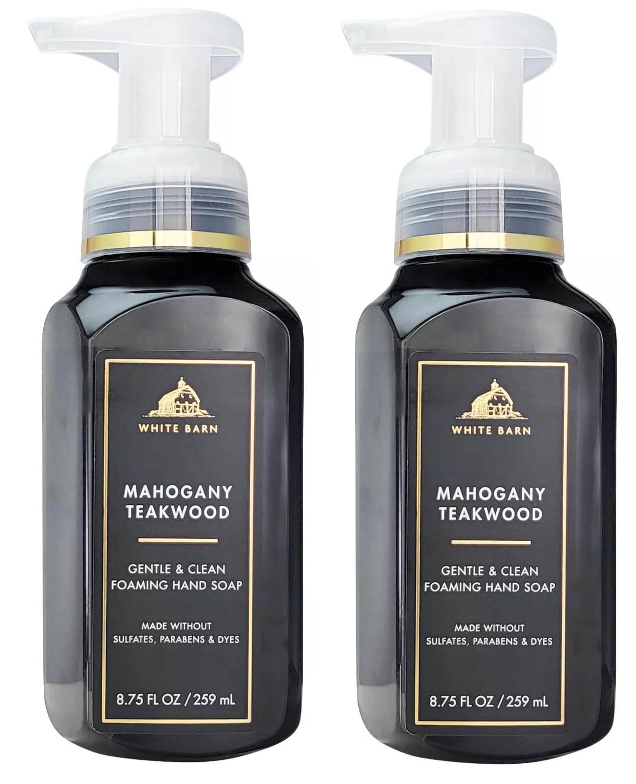 Gel moussant Bath & Body Works pour les mains Mahogany Teakwoods, mousse luxueuse qui laisse les mains douces et légèrement parfumées.