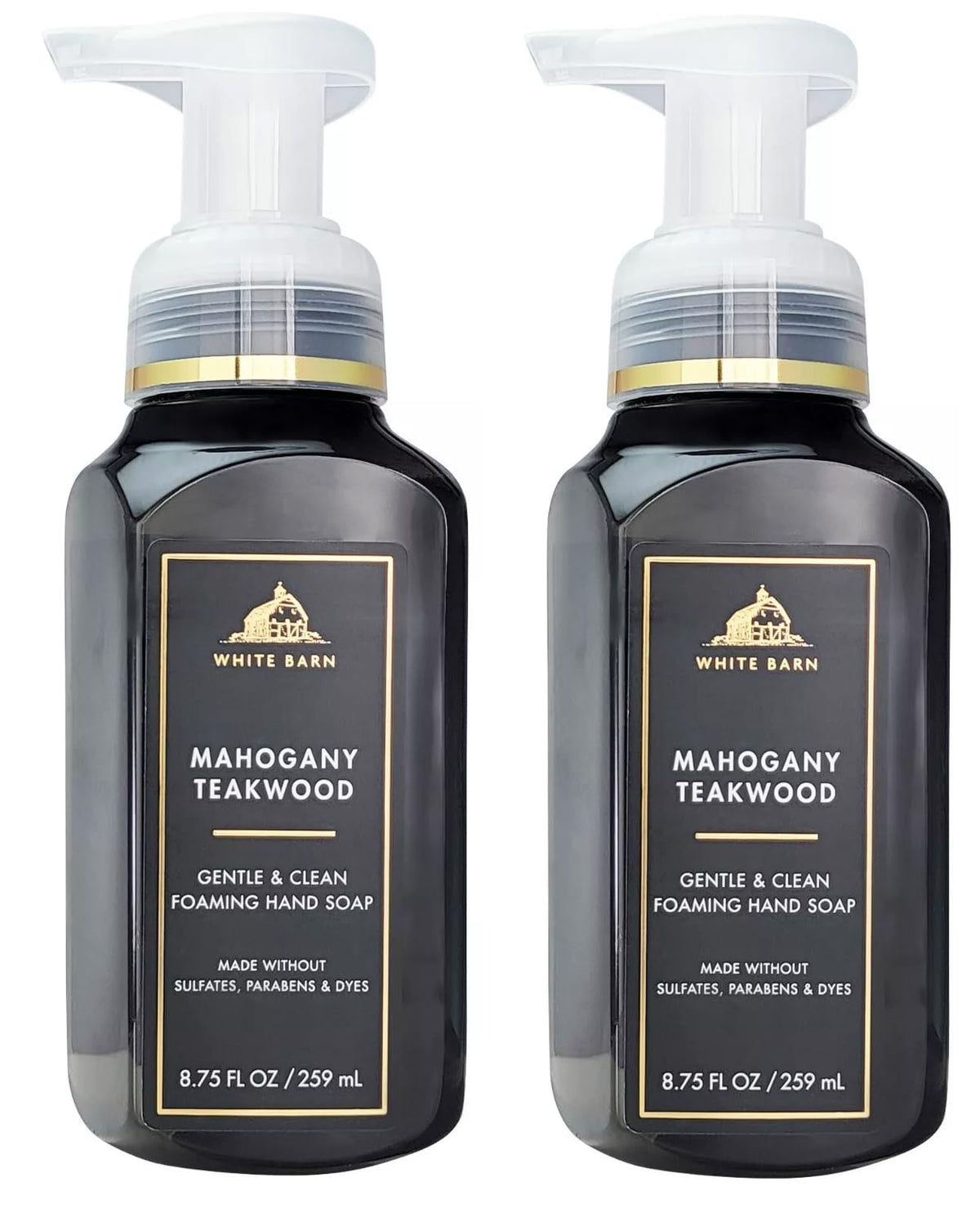 Gel moussant Bath & Body Works pour les mains Mahogany Teakwoods, mousse luxueuse qui laisse les mains douces et légèrement parfumées.