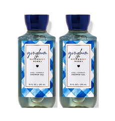 Bath & Body Works Gingham gel douche 2-pack, parfum frais et hydratant léger.