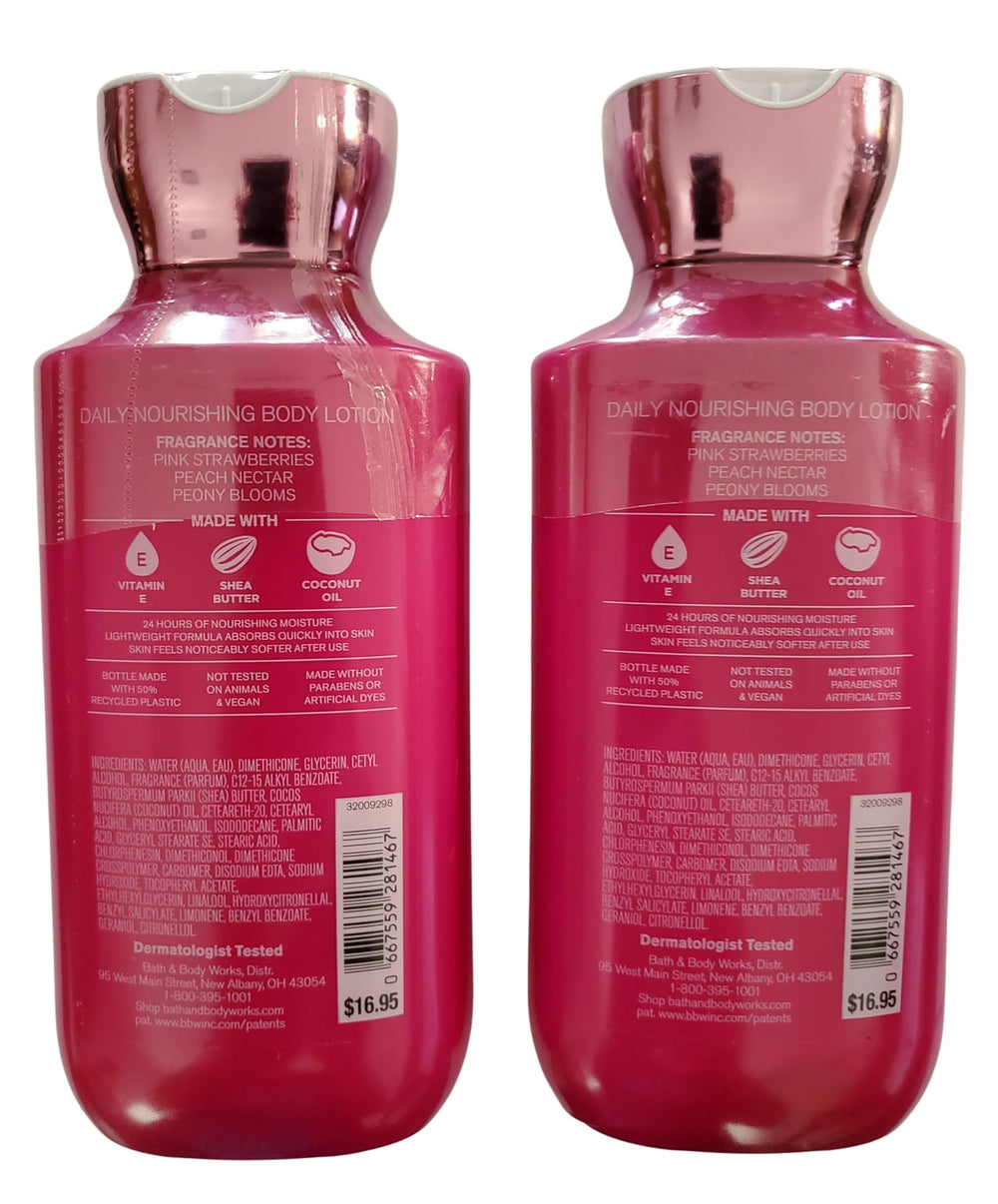 Texture crèmeuse de la lotion Bath & Body Works Gingham Gorgeous, douceur pour la peau.