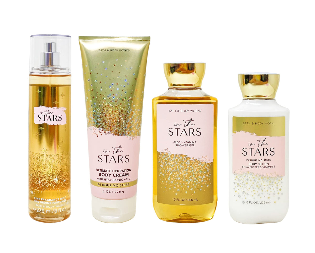 Bath & Body Works brume parfumée In the Stars sur le flacon, usage quotidien et parfum radiant