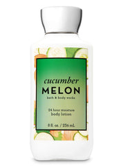 Bath & Body Works Lotion Cucumber Melon, flacon: hydratation durable et douceur pour la peau