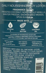 Bath & Body Works Frosted Coconut Snowball, texture veloutée et parfum gourmand.