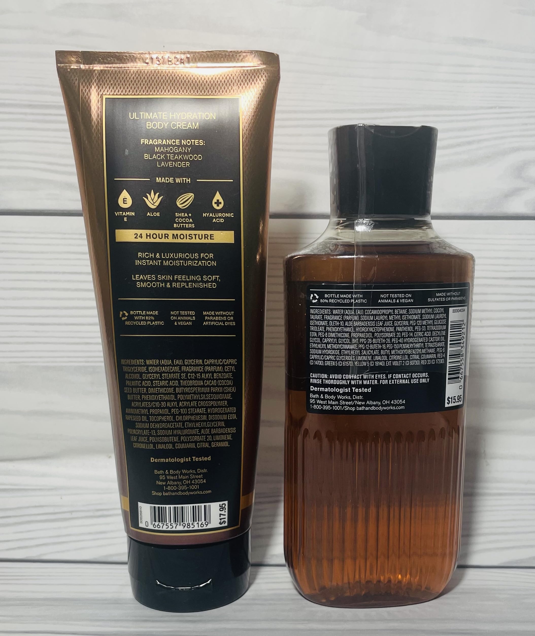 Bath & Body Works Mahogany Teakwood – creme corps hydratante, douceur durable