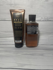 Bath & Body Works Mahogany Teakwood – emballage varie, présentation élégante du set