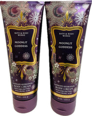 Bath & Body Works Moonlit Goddess crème corps hydratation ultime, pack 2x8 oz.