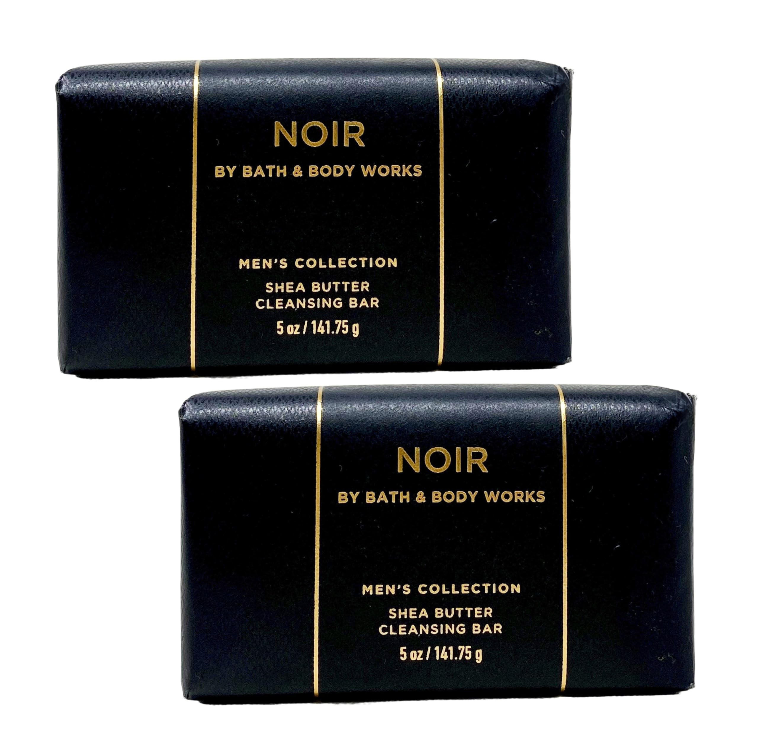 Bath & Body Works Noir pour homme, savon en barre, sensation de fraîcheur.