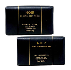 Bath & Body Works Noir pour homme, savon en barre, sensation de fraîcheur.