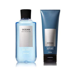 Bath & Body Works Ocean gel douche 2-en-1, nettoie et hydrate cheveux et corps.
