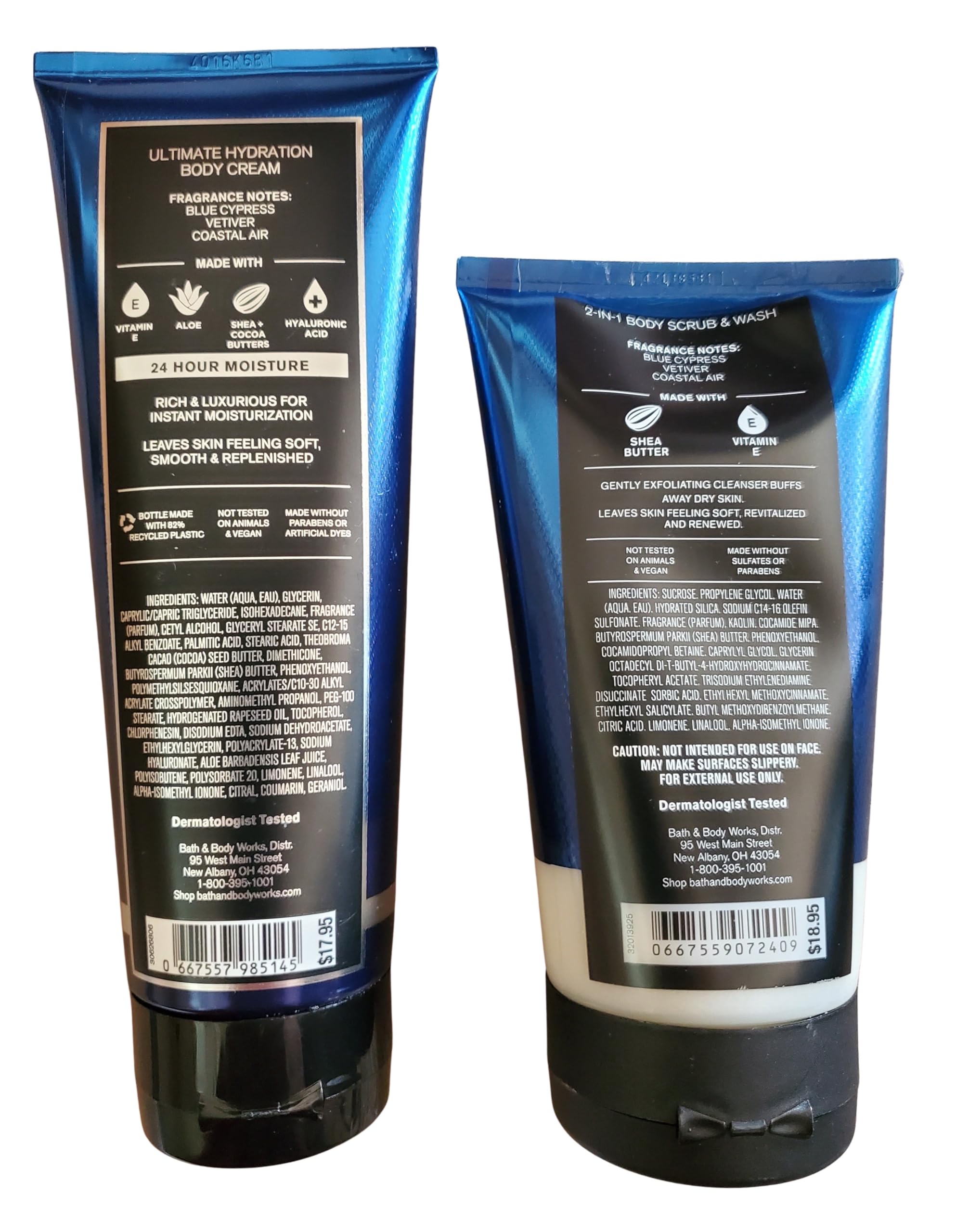 Gommage corporel Océan de Bath & Body Works – exfoliation douce pour peau lisse.