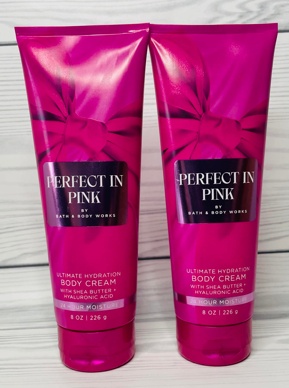 Bath & Body Works Perfect in Pink — texture crème riche pour hydrater rapidement la peau.
