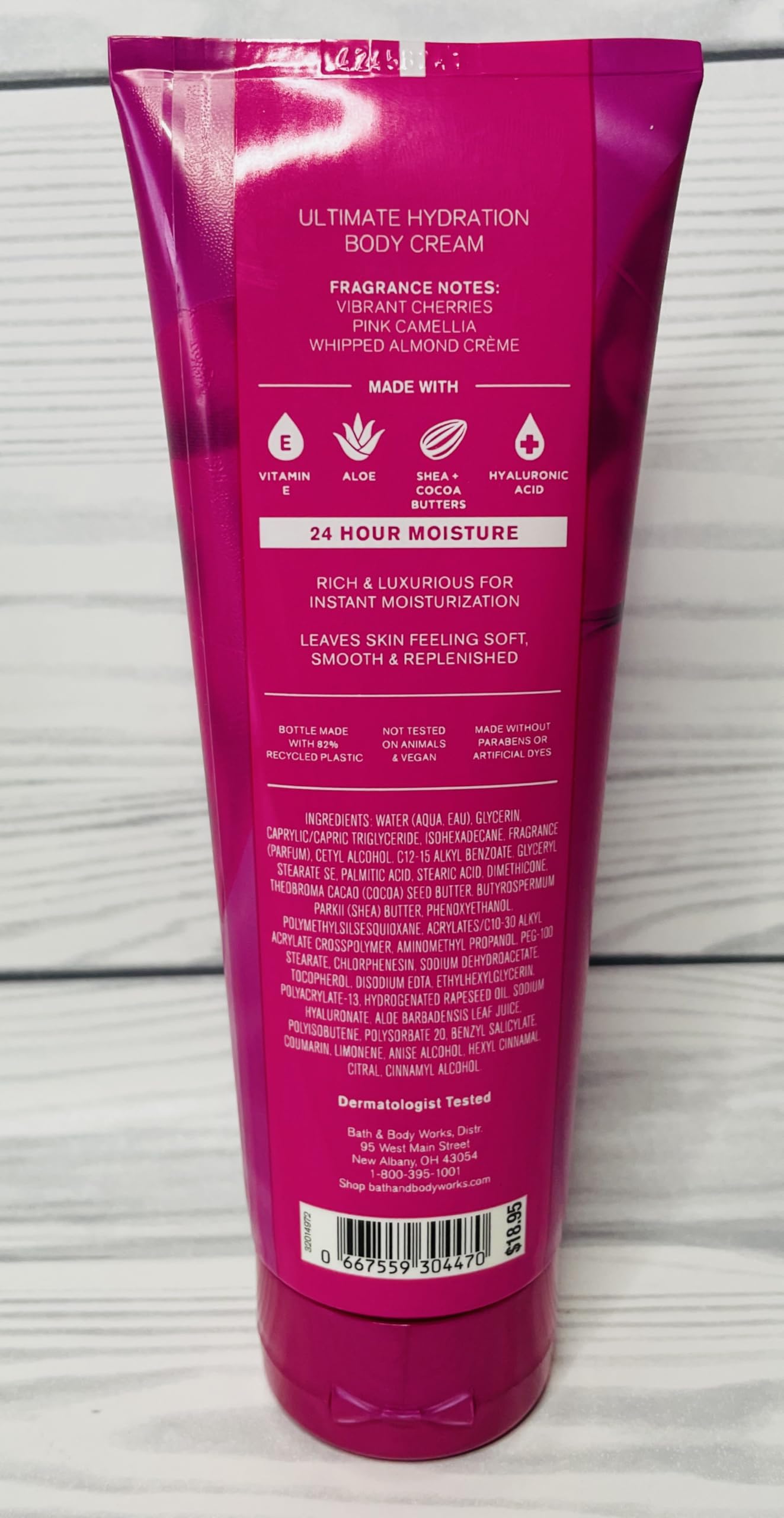 Bath & Body Works Perfect in Pink — usage sur le corps pour peau douce et réconfortée.