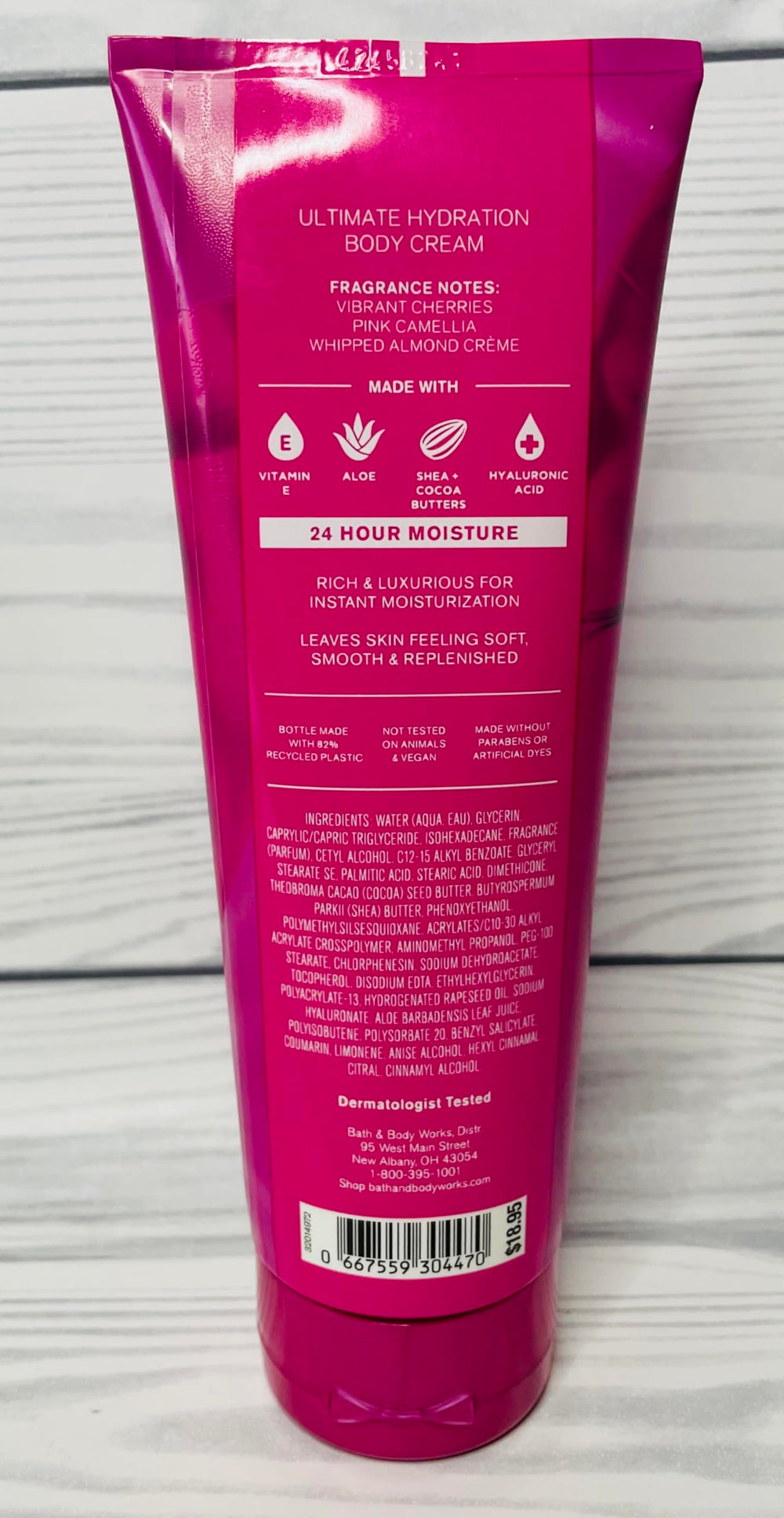 Bath & Body Works Perfect in Pink — usage sur le corps pour peau douce et réconfortée.