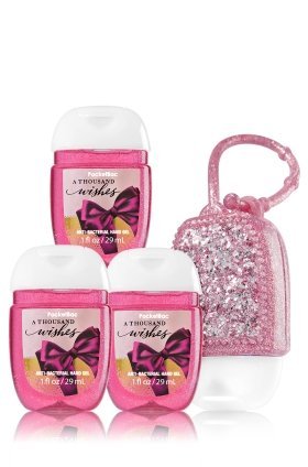 Bath & Body Works PocketBac et porte-pocket Mille Souhaits pour désinfection rapide et pratique.