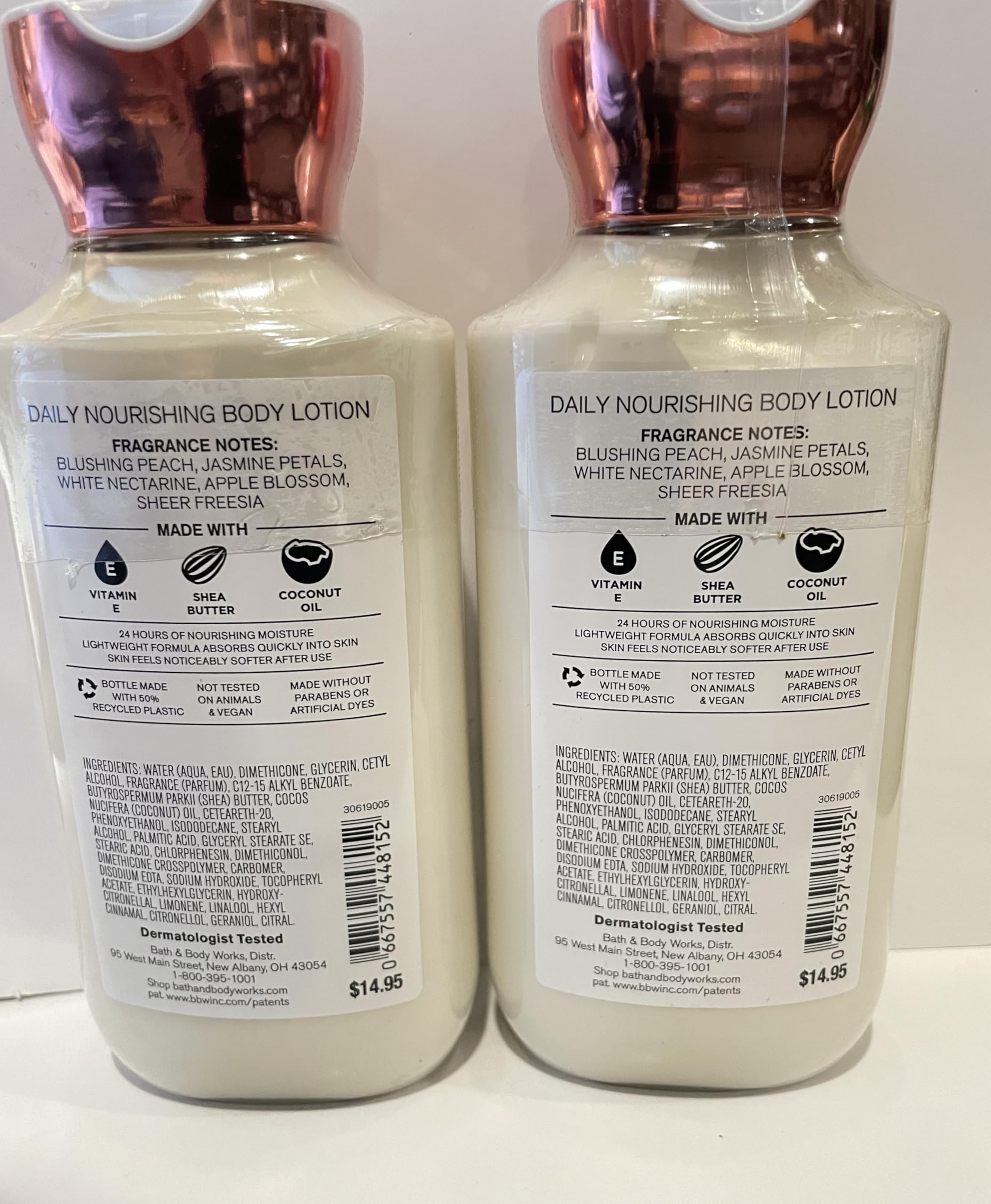 Bath & Body Works Pretty as a Peach – texture onctueuse et absorption rapide pour une peau douce.