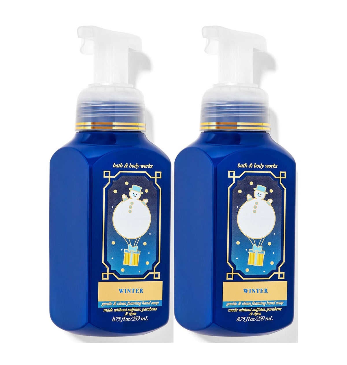 Bath & Body Works savon main moussant, bouteille, douceur hydratante et parfum léger pour les mains.