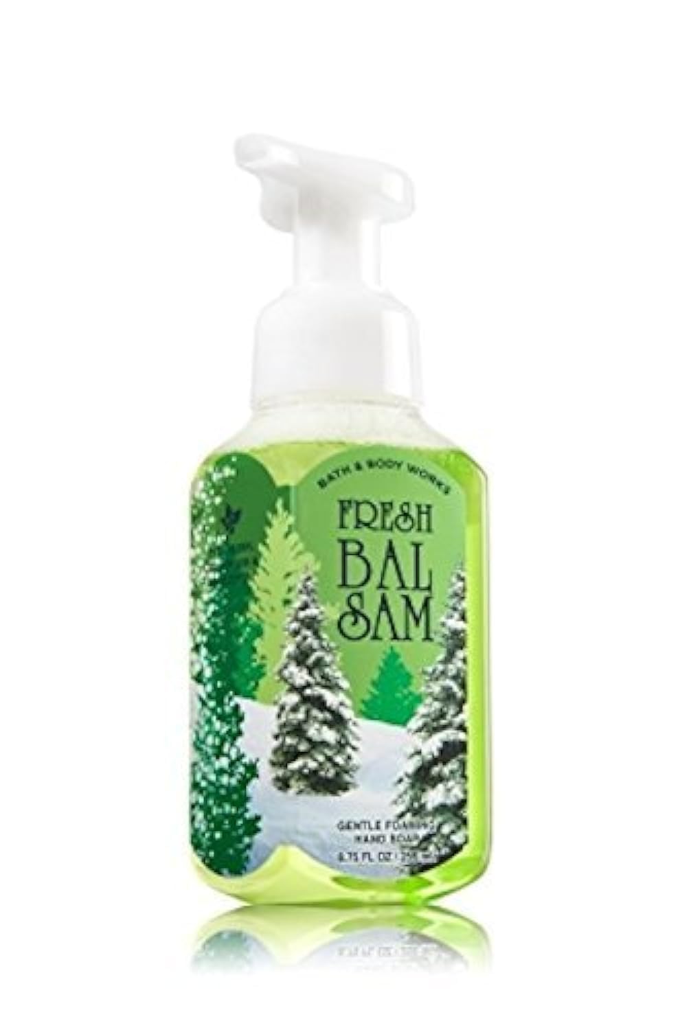 Bath & Body Works Savon mains mousse Frais Balsam — bouteille prête à l’usage quotidien, parfum frais.
