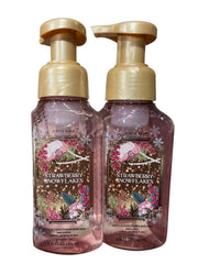 Savon moussant Bath & Body Works Fraises de Neige, flacon 2-pack, douceur nourrissante pour les mains