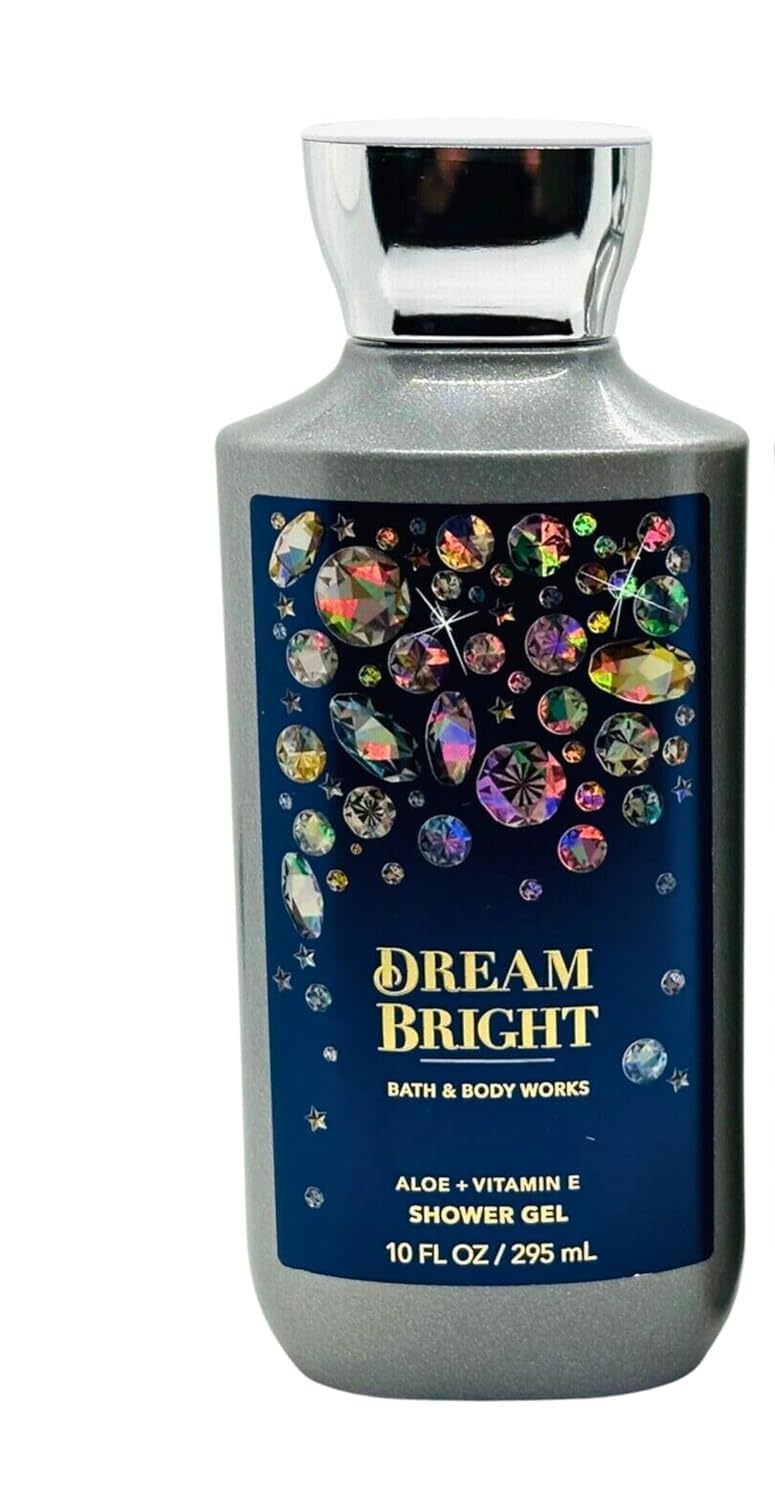 Bath & Body Works Dream Bright – bouteille de gel douche, parfum durable et hydratant.