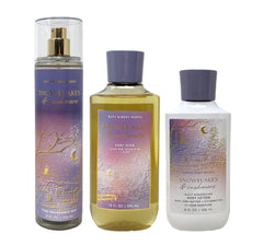 Gel douche Snowflakes & Cashmere Bath & Body Works pour peau douce et rafraîchie.